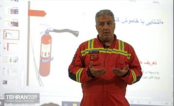 دوره آموزشی آتش‌نشانی ویژه خبرنگاران 37