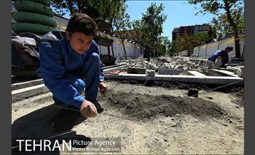 خیابان سی تیر، سنگ فرش می شود  27