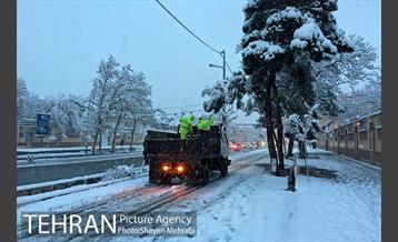صبح برفی تهران 42
