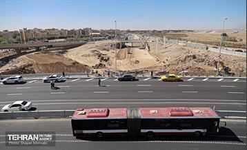 آیین افتتاح دسترسی شمال به جنوب بزرگراه آیت‌الله سعیدی 24