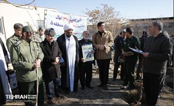 آیین کاشت 1310 نهال در منطقه 5 19