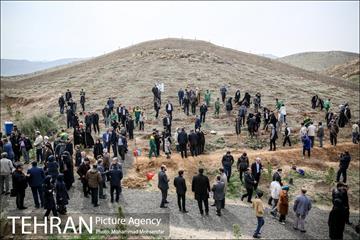 آئین کاشت نهال در بوستان جنگلی سرخه حصار 19