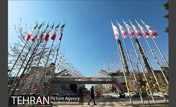 آذین بندی معابر منطقه 8 به مناسبت دهه فجر 5