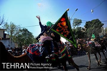 حرکت نمادین کاروان اُسرای کربلا در ده ونک 19