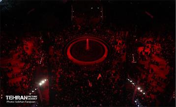 آئین بدرقه زائران اربعین در میدان آزادی 32