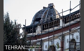 بازدید شهردار تهران از خسارت آتش سوزی اخیر میدان حسن آباد 2