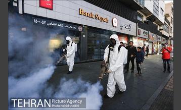 آئین رونمایی از تجهیزات جدید سازمان آتش نشانی پایتخت در ضدعفونی اماکن عمومی 4