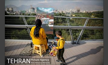 جشنواره نقاشی به مناسبت افتتاح پل طبیعت 10