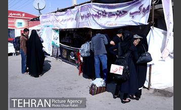 ارائه خدمات نیرو های خادم الحسین (ع) در مرز شلمچه  10