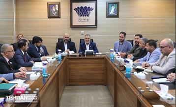 دیدار هیئت عراقی با شهردار تهران