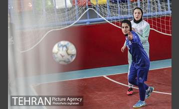 دیدار دو تیم فوتسال زنان سایپا و ملی حفاری 20