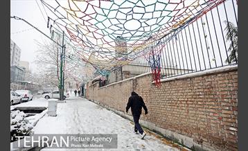 بارش برف زمستانی در تهران 5