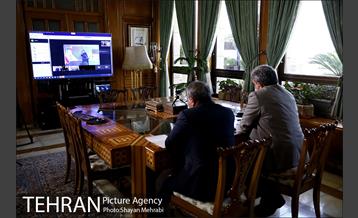 حضور مجازی شهردار تهران در مراسم بهره برداری از دو رام قطار مترو 11