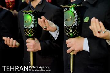 رونمایی از پرچم حرم حضرت عبدالعظیم (ع) در برج میلاد 23