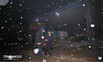 بازدید معاون خدمات شهری از سایت‌های برف‌روبی شهرداری تهران 12