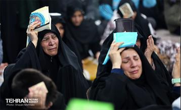 احیای شب بیست‌ویکم ماه رمضان امامزاده پنج تن لویزان 31