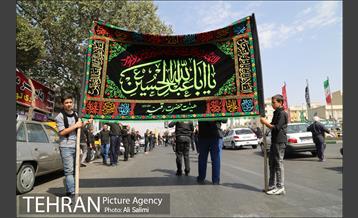 برگزاری مراسم سوگواری سالار شهیدان امام حسین (ع) در محلات منطقه 15 5