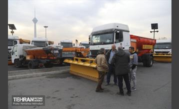 طرح زمستانه مشترک پلیس راهور و شهرداری تهران 10