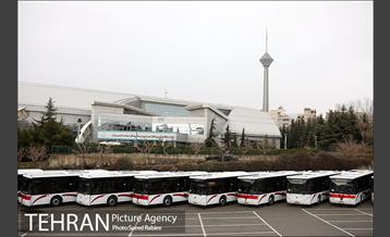 آیین بهره برداری از ۱۱۰ دستگاه اتوبوس و مینی بوس ناوگان حمل و نقل عمومی تهران 16