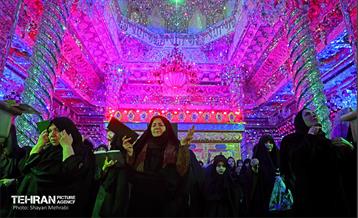 احیای شب بیست‌ویکم ماه رمضان امامزاده پنج تن لویزان 3