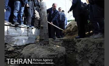 آیین کاشت 40 اصله درخت، به مناسبت چهلمین سالگرد انقلاب اسلامی باحضور شهردار تهران 17