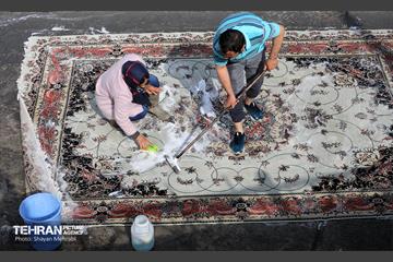 قالیشویی سنتی در چشمه علی 42