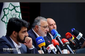 نشست خبری شهردار تهران 41