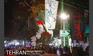 دسته های عزاداری محرم در محله امام زاده حسن  10