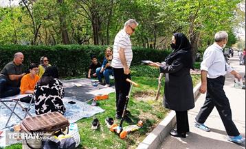 بوستان نرجس خاتون (س) و بوستان هاى منطقه ١٥ در روز طبیعت 15