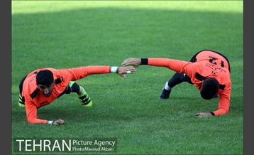 تمرین تیم فوتبال پرسپولیس
