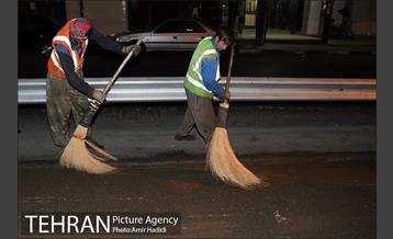 شب گردی اصحاب رسانه با معاون فنی و عمرانی شهرداری تهران 9