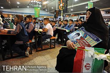 آیین نواختن زنگ دانش آموز شهید با حضور شهردار تهران 15