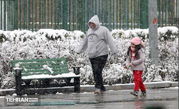 بارش برف در تهران 18