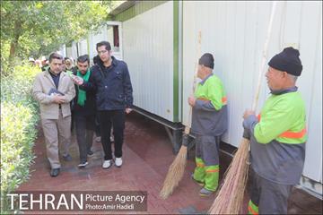 بازدید اعضای شورای اسلامی شهر تهران از خدمات رسانی به زائران اربعین حسینی 7