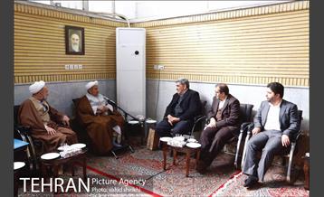 دیدار شهردار تهران با آیت الله العظمی صانعی 1