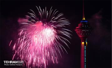 نور افشانی در شب سالگرد پیروزی انقلاب اسلامی 16