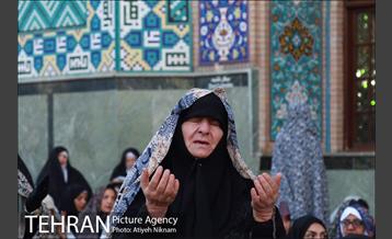 اقامه نماز عید فطر امامزاده صالح 1