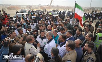 تمرین سراسری زلزله در بوستان ولایت 6