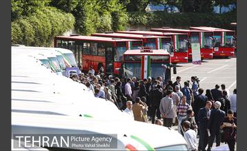 آیین بهره برداری و توسعه ناوگان شرکت واحد اتوبوسرانی شهر تهران 37