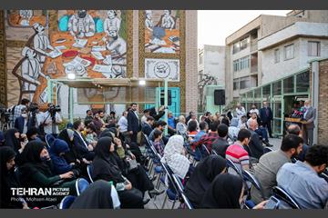 مراسم رونمایی از یادبود خبرنگاران شهید غزه در خانه روزنامه‌نگاران شهر 12