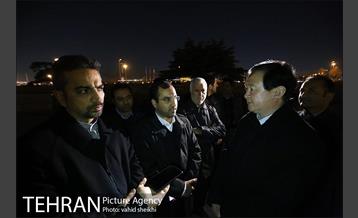 اکران تصاویری بر برج آزادی تهران برای همدردی با ملت چین 13