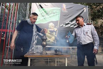 آیین بدرقه خادمین سازمان آتش‌نشانی 10
