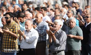 اقامه نماز عید فطر در محله بهرود 5