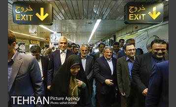 بازگشایی بخش میانی خط هفت مترو و افتتاح ایستگاه مهدیه 7