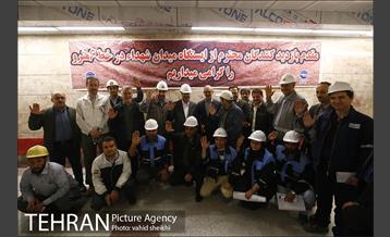 بازدید سرپرست شهرداری تهران از خط 6 مترو تهران 21