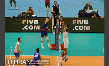 دیدار ایران و صربستان در لیگ جهانی والیبال 4