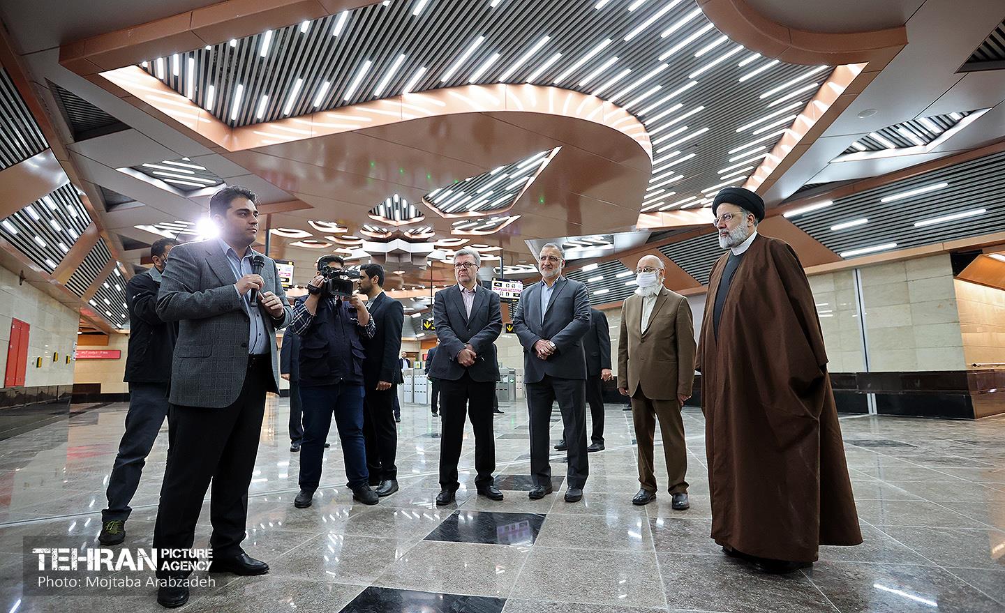 آیین بهره‌برداری از ۱۱ کیلومتر خط مترو 11