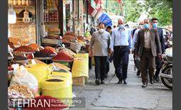 بازدید معاون شهرسازی و معماری شهرداری تهران و شهردار منطقه ۱۲ از بازار امین السلطان 8