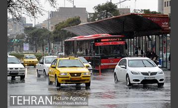 بارش باران بهاری در تهران 6