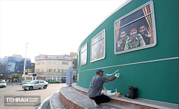 رویدا هنری جبهه مقاومت در میدان انقلاب 28